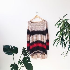 Free People Long Open Knit Sweater